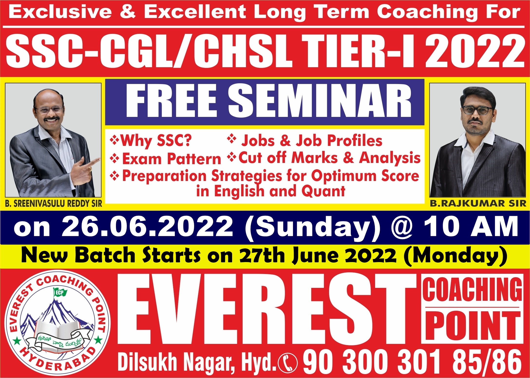 ssc cgl coaching centers in hyderabad